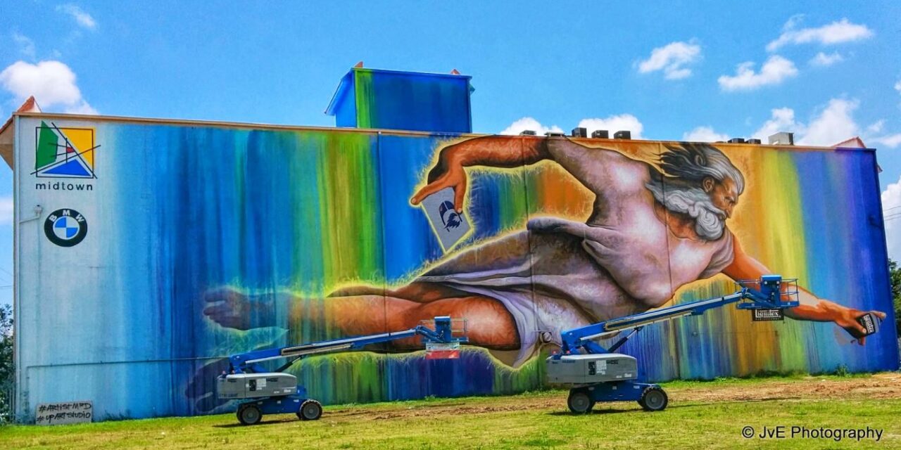 Houston photo: Let’s Preserve Creation – Largest mural in Houston’s history