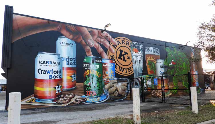 Karbach Brewing Mural