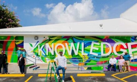 North Houston District’s New mural at Airline Library