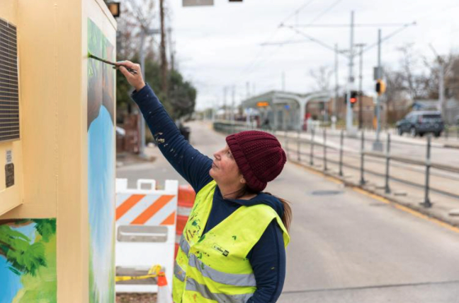 The Leader: New mini mural series tackles city scourge