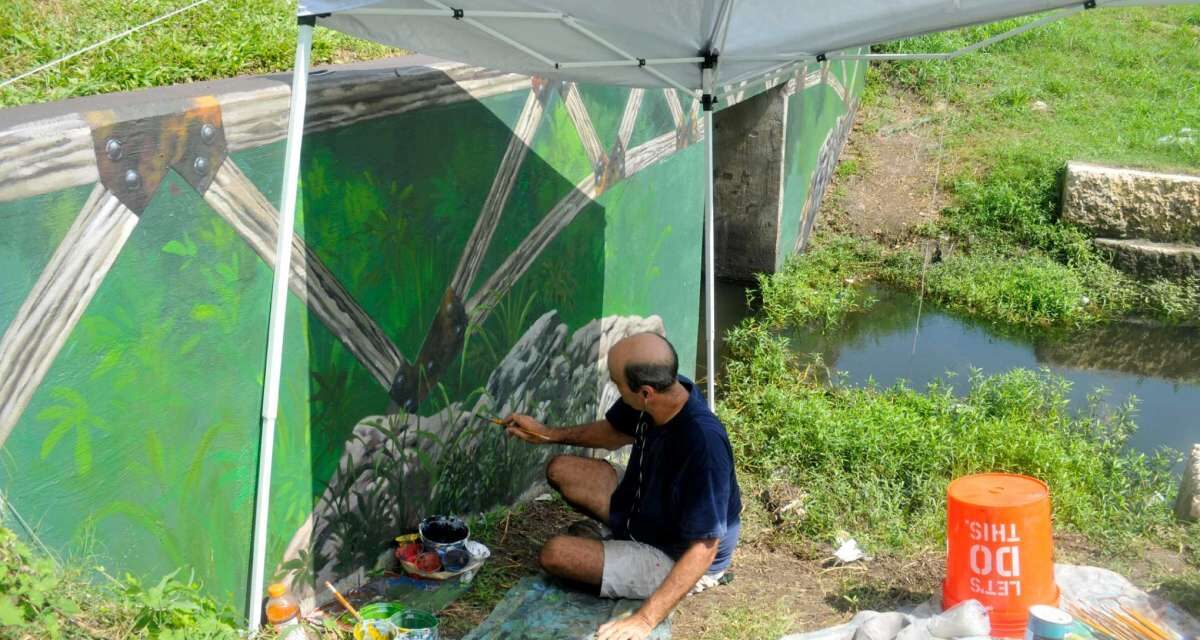 Artist’s work brightening Westchase District