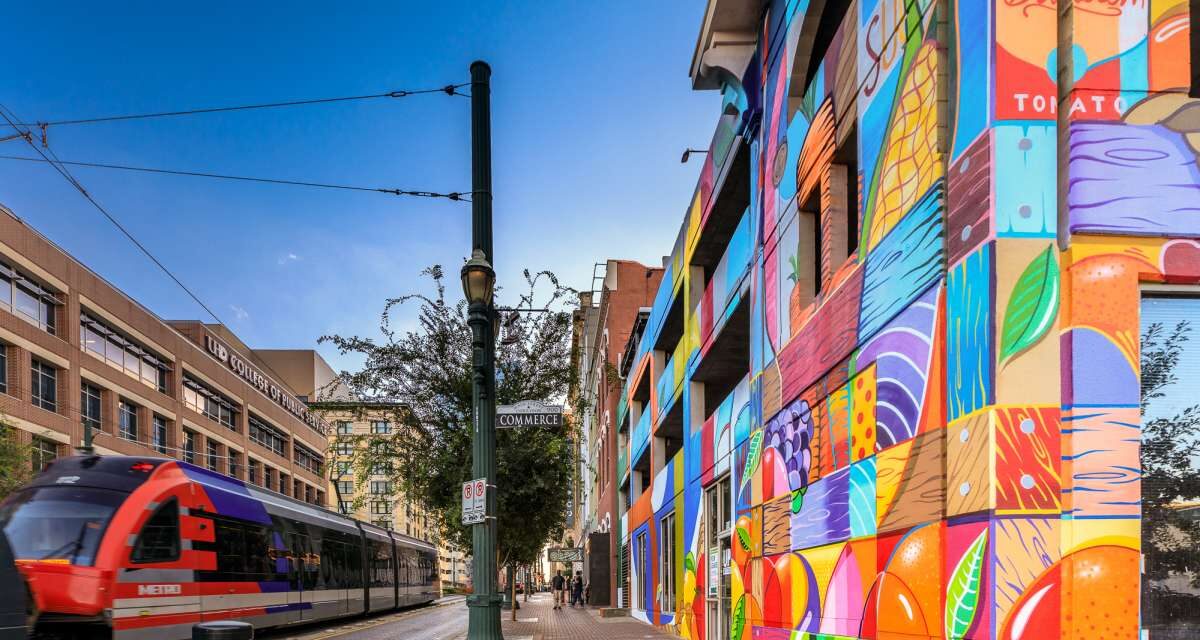 Check out downtown Houston’s newest, fruit and veggie-oriented mural