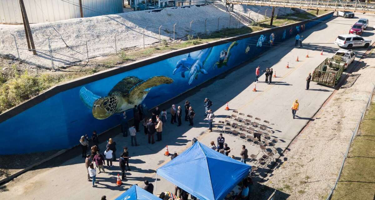 East End aquarium mural seeks to splash color to neighborhood