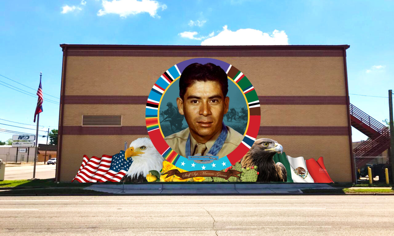 HEROES & ICONS MURALS: S/SGT MACARIO GARCIA