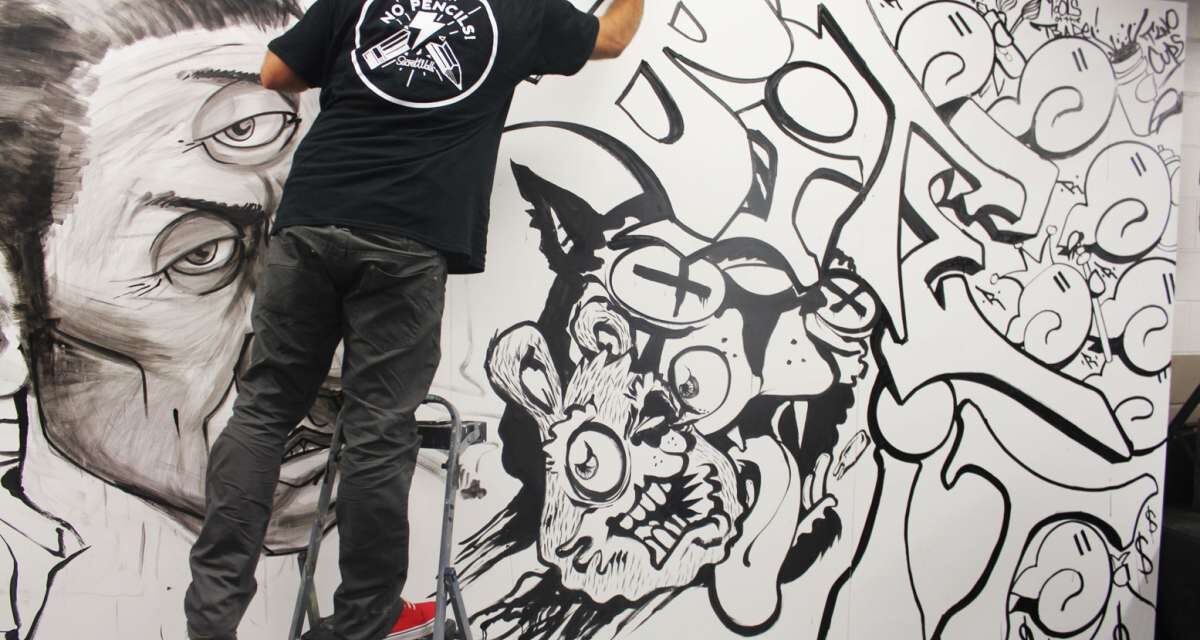 Houstonians watch as artists battle it out at the Secret Walls showdown