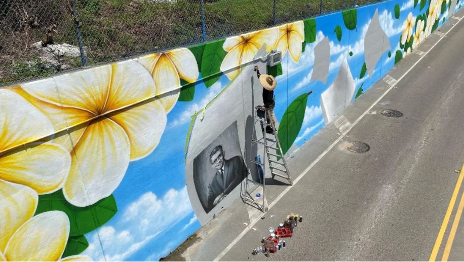 Mexican-American community leader honored with tunnel mural in Near Northside