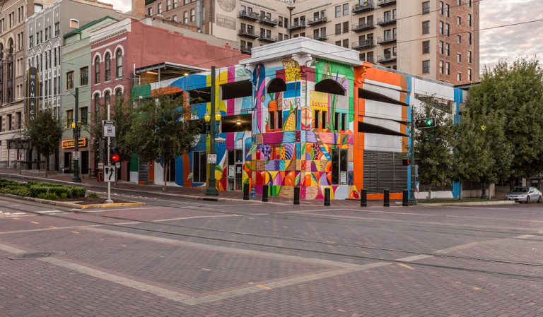 Plot a multi-hued course through H-Town with Houston Mural Map