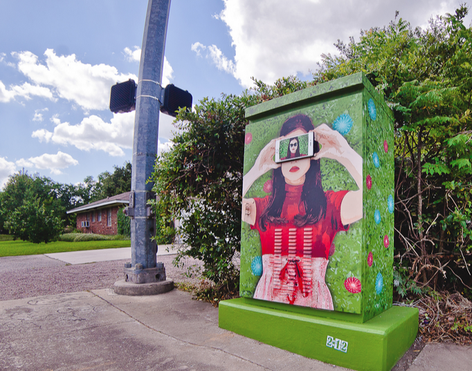 Mini Murals Takeover Houston: From eyesore to eye candy: Mini mural project turns unsightly traffic control boxes into works of art