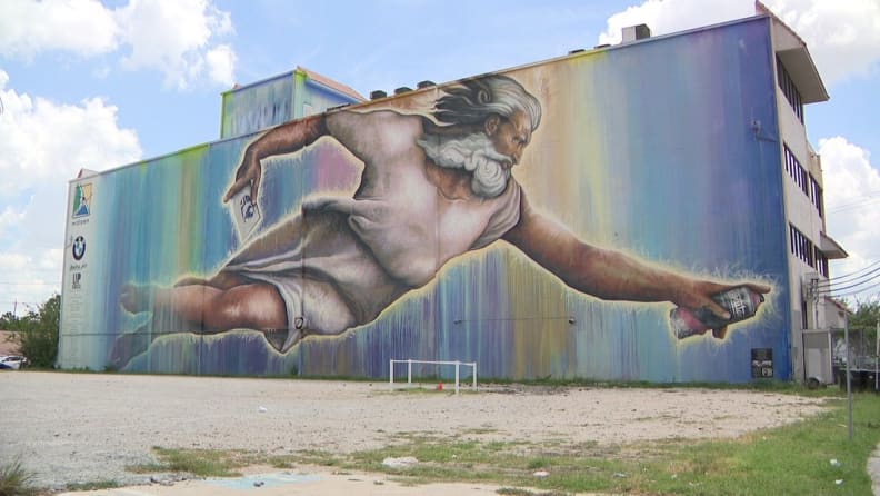 See how big murals are made during this weekend’s ‘Big Walls, Big Dreams’ event in Houston