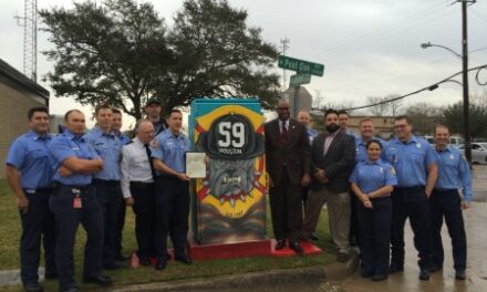 Houston Fire Department Unveils Its First Mini Mural