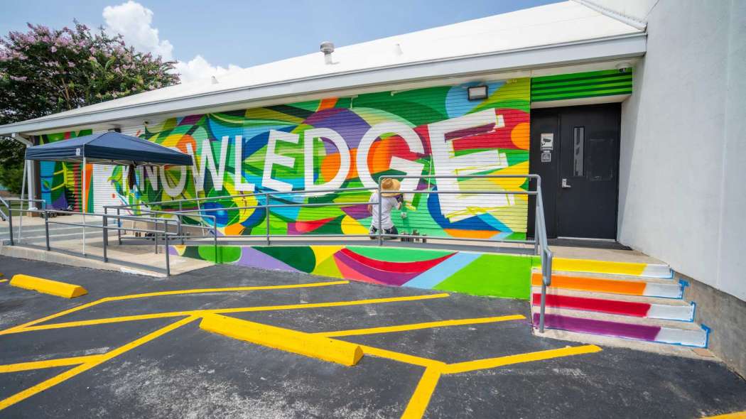Aldine Branch Library debuts city’s first public augmented reality mural